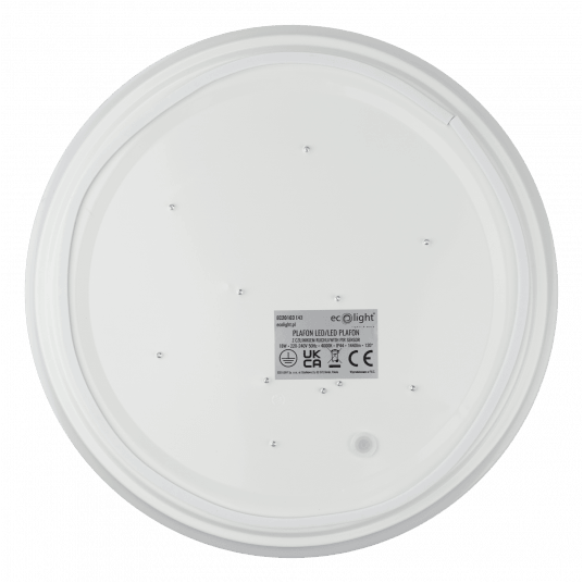 Plafon LED 18W 1440lm IP44 4000K PIR EC20103 - obrazek 3