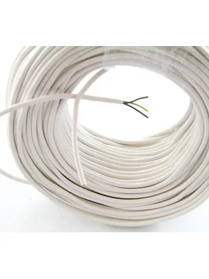 Kabel OMY 3x1,5 biały