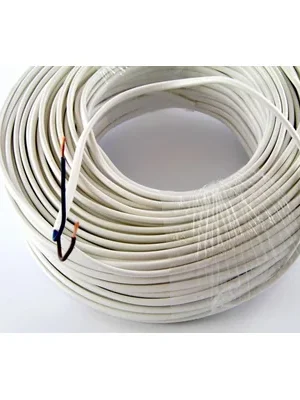 Kabel OMYp 2x1 biały