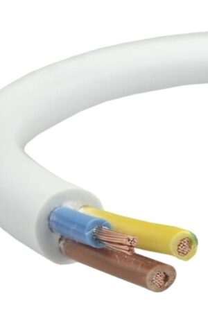 Kabel OMY 3x0,75 biały