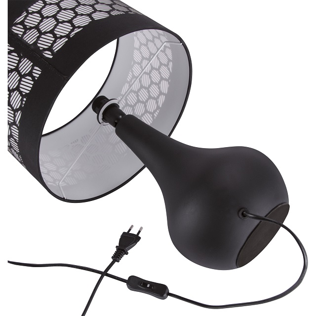 Lampa stołowa WANDA BLACK E14 40W - obrazek 2