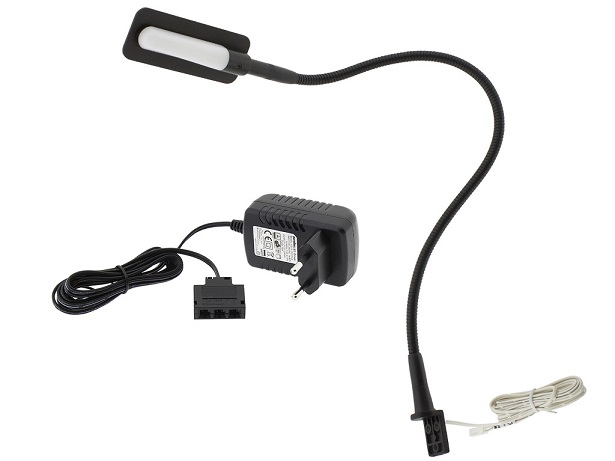 Lampa nocna do łóżka ETA, zestaw z zasilaczem 12V